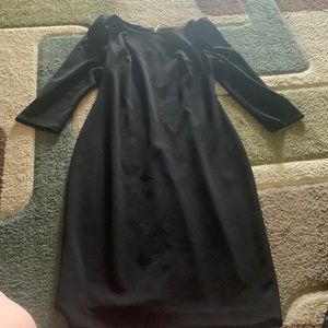 Black longer sleeve Calvin Klein dress